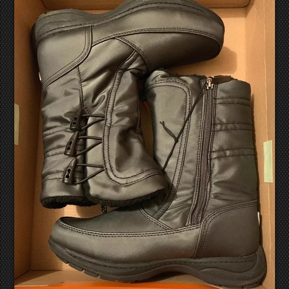 Sporto Woman Dana Mid Calf  Boots Dark Pewter - Picture 5 of 8